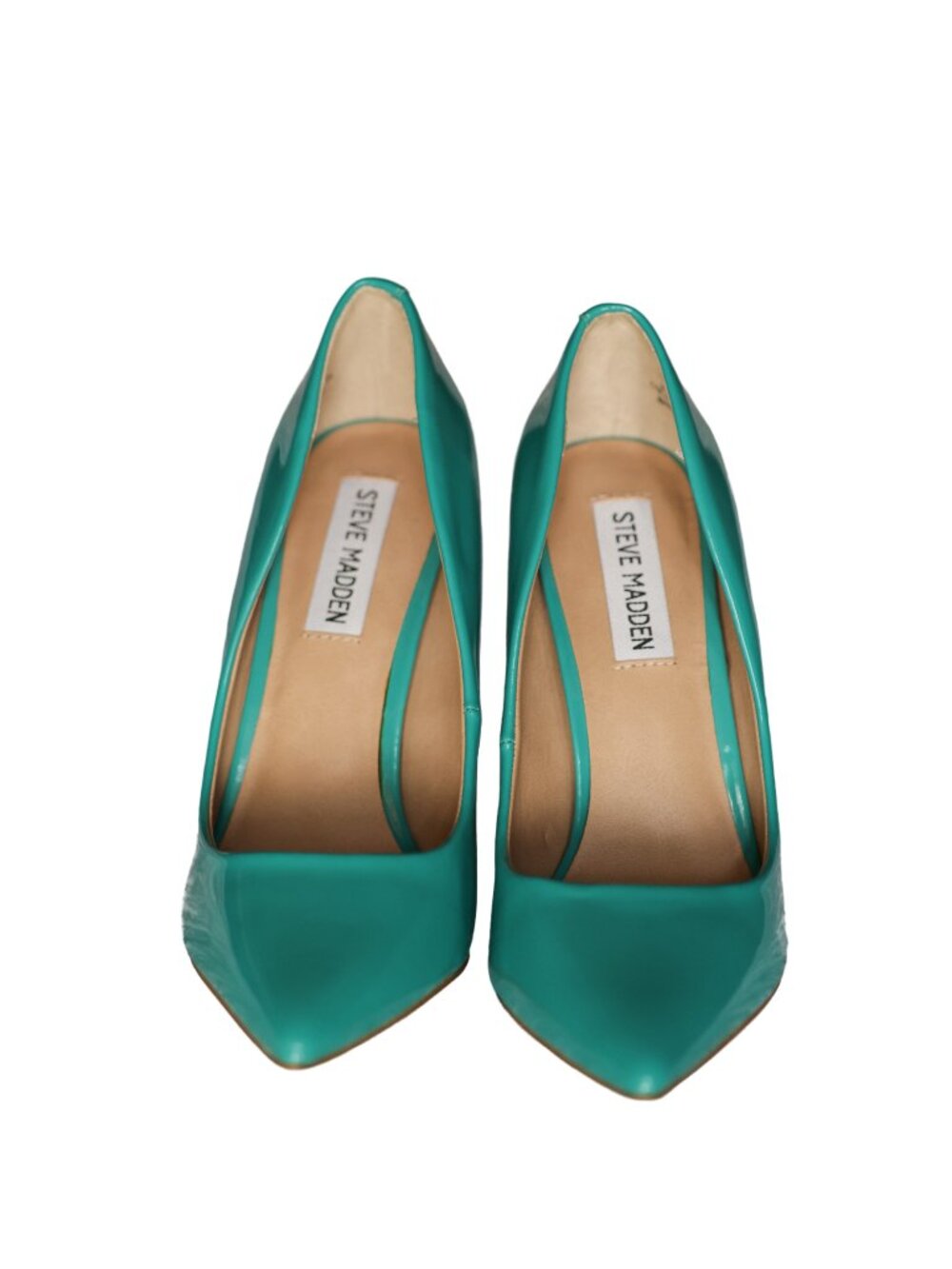 Steve Madden Teal/Turquoise Patent Pointed Toe Pumps | Size 6.5